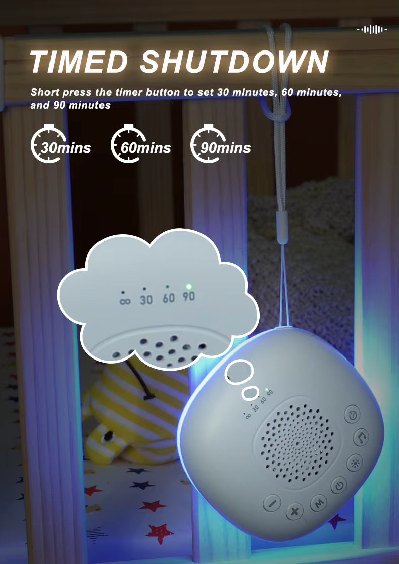 Lulliva™ CalmNest White Noise Machine