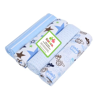 Lulliva™ Cotton Swaddle Blanket Set (4-Pack) – Soft Everyday Baby Essentials