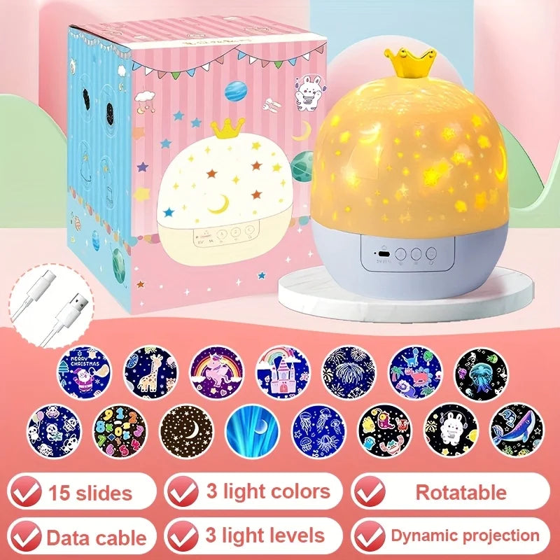 Lulliva™ DreamSky Star Projector Night Light