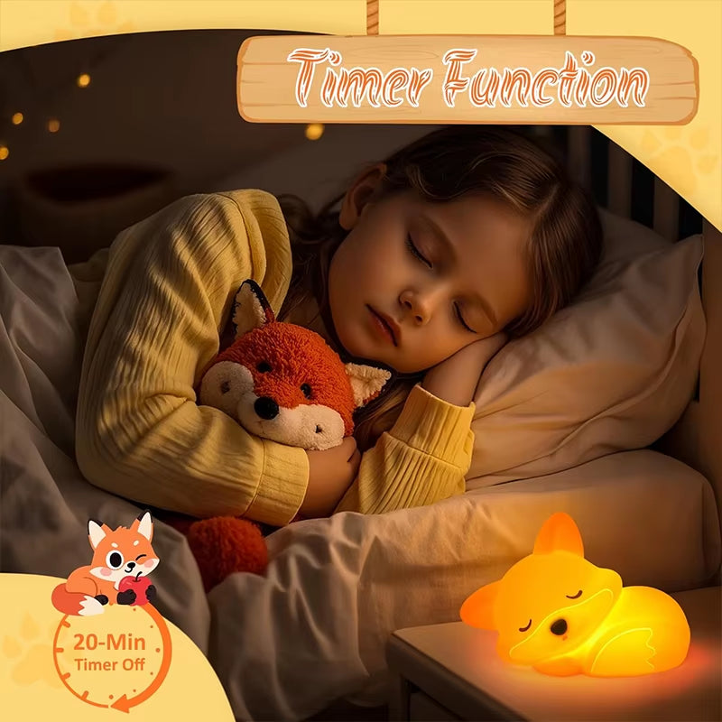 Fox Bedtime Glow Night Light